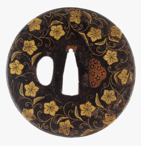 Tsuba: Pergaminos florales