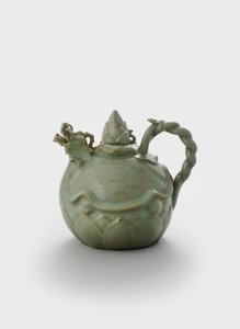 Jarra (Gres con esmalte celadón)