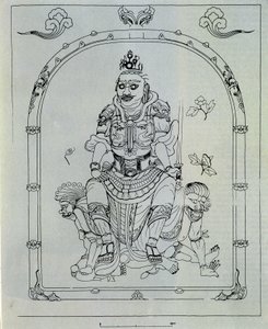 Reconstrucción de Dhrtarastra. Guardia del Rey del Este (después de Kang Woo Bang) Kree