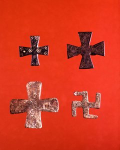 Cruces lombardas de los siglos VI y VII. Museo di Cividale Friuli