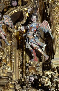 (detalle) de decoración churrigueresca