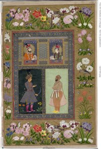 Página del Álbum de San Petersburgo, de School Mughal