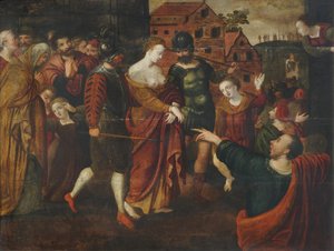 Santa Águeda (óleo sobre tabla)