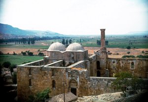 Arte otomano: vista de la Mezquita Isa Bey, Mezquita Ayasoluk de School Ottoman