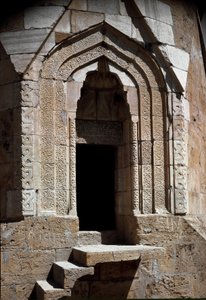 Vista de la tumba de Melik Gazi (siglo XII)