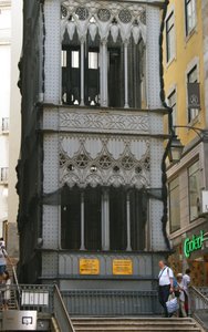 Elevador de Santa Justa, Lisboa, Portugal de School Portuguese