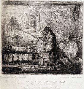 La muerte del gato Murr (de los cuentos de Hoffmann) - Dibujo, Portugal de School Portuguese