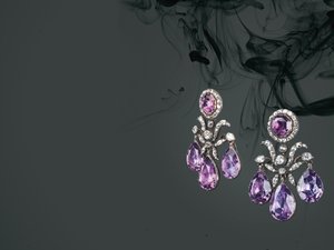 Par histórico de pendientes, c.1760 de School Russian