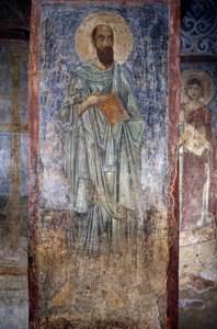 ""El Apóstol Pablo"" Ícono ruso. Siglo 11. Catedral de Santa Sofía, Kiev, Ucrania de School Russian
