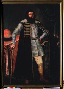 Retrato del Conde Iván Repnin (?). Pintura de un maestro ruso, óleo sobre lienzo, 2ª mitad del siglo XVII. Antiguo arte ruso. Museo Estatal Ruso, San Petersburgo. de School Russian