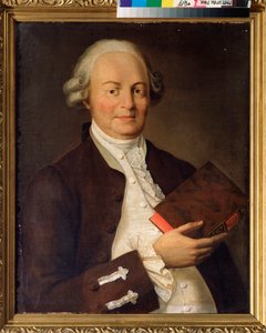 Retrato del poeta Vasili K. Trediakovsky (Vassily Trediakovski) (1703-1769). Pintura de un maestro ruso, óleo sobre lienzo, finales del siglo XVIII. Archivo Estatal Ruso de Literatura y Arte, Moscú.