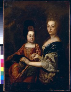 Retrato del zar de Rusia Iván VI Antónovich (Románov) de School Russian