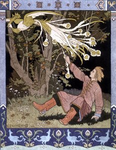 Cuento “El Pájaro de Fuego” - ilustración rusa de School Russian