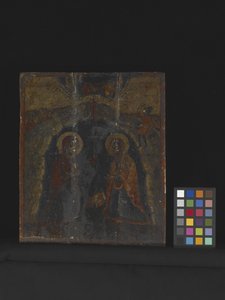 El Génesis de Jesucristo (témpera sobre madera) de School Russian