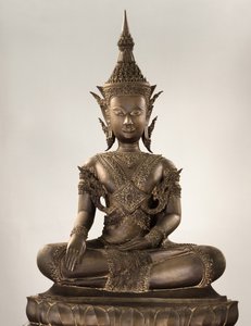 Buda de tamaño natural con atuendo real de School Siamese