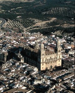 Vista aérea de la Catedral de Jaén