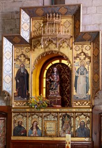 Hermitage (Ermita de Nuestra Señora de La Plaza). Interior. Altar (photo) de School Spanish