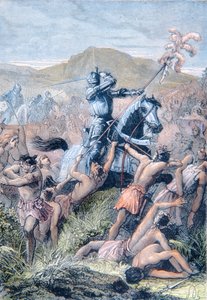 Hernán Cortés en la Batalla de Otumba, México de School Spanish