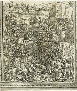 La guerra con Venecia, del Arco Triunfal de Maximiliano I de School of Albrecht Dürer