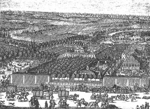 Barrio Alemán Nemetskaya sloboda en Moscú, 1705 de Schoonebeek