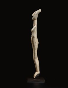 Figura femenina reclinada cicládica, pieza de nombre del Maestro Schuster, Cicládico Temprano II, c.2400 a.C. de Schuster Master