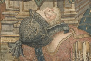 El estandarte de Milán, detalle de Scipione and Posterla Camillo da Delfinone