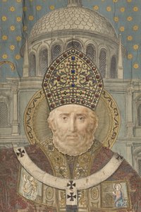 El estandarte de Milán, detalle de Scipione and Posterla Camillo da Delfinone