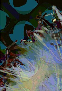 Alcachofa_abst_vert8 de Scott J. Davis