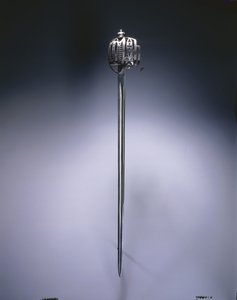 Espada ancha con empuñadura de cesta, c.1740