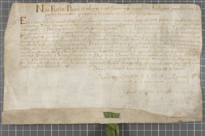 Diploma emitido por la Universidad a Thomas James de Scottish School