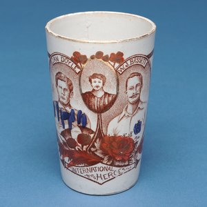 Taza de recuerdo de Inglaterra vs. Escocia
