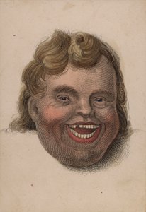 Rostro de un hombre riendo