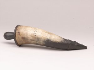 Cuerno de pólvora, c.1775 de Scottish School