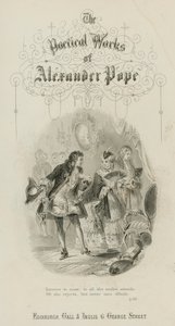 Escena de El rapto del rizo, de Alexander Pope de Scottish School