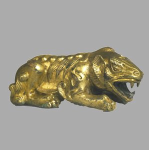 Estatuilla de león, siglo IX a.C.