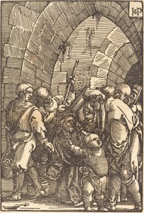 Cristo Cargando la Cruz de Sebald Beham