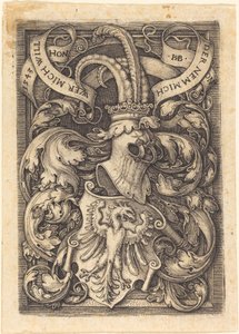 Escudo de Armas con un Águila de Sebald Beham