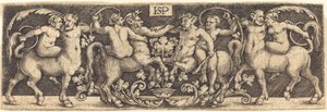 Friso con centauros de Sebald Beham