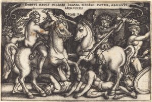 Hércules e Iole de Sebald Beham