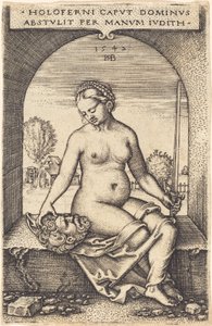 Judith Sentada en una Ventana