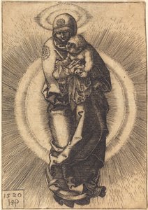 Madonna en la media luna de Sebald Beham