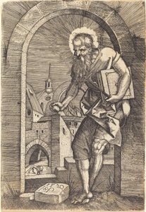 San Jerónimo en el arco de Sebald Beham