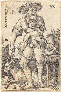 Saturno de Sebald Beham