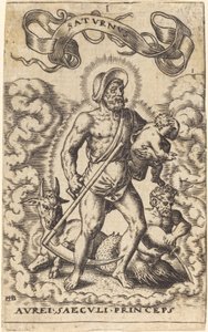 Saturno de Sebald Beham