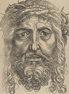 La cabeza de Cristo coronado de espinas, ca. 1520 de Sebald Beham