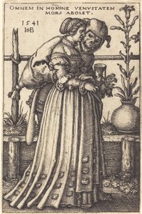 La Dama y la Muerte de Sebald Beham