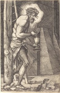 El Hombre de Dolores al Pie de la Cruz de Sebald Beham