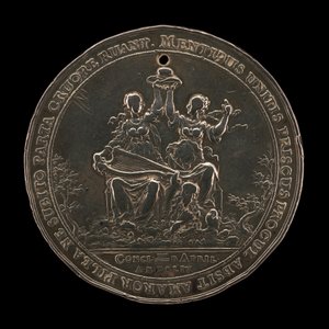 Paz con Holanda [anverso], 1654 de Sebastian Dadler