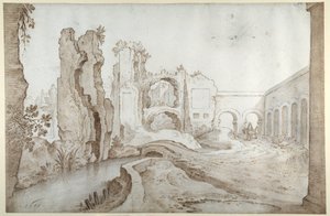 Ruinas de las Termas de Tito de Sebastian Vrancx