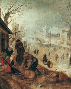 Escena de invierno de Sebastian Vrancx